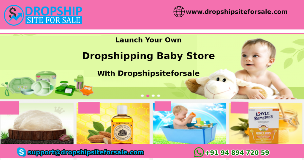 Launch Your Own Dropshipping Baby Store With Dropshipsiteforsale